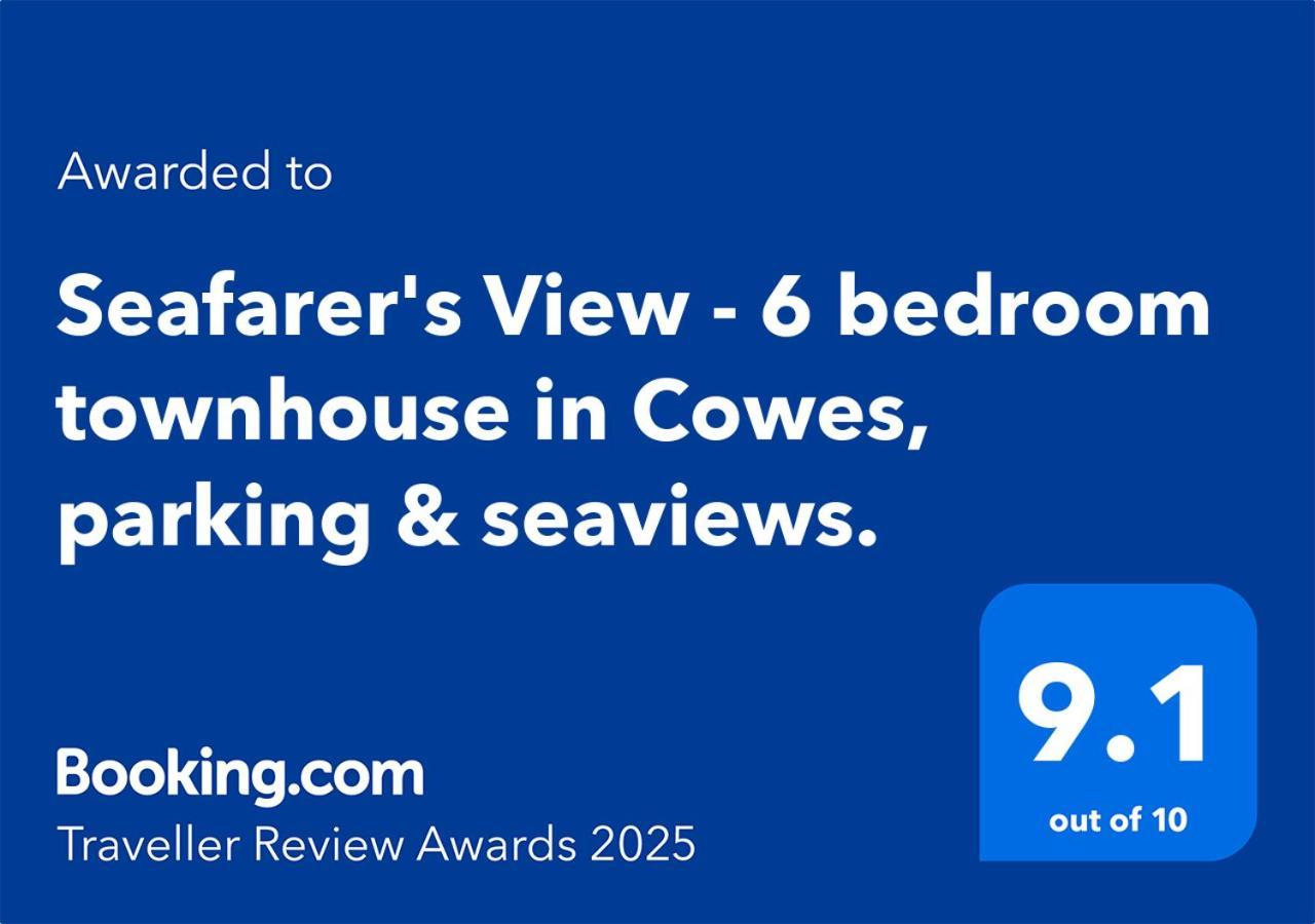 Seafarer'S View - 6 Bedroom Townhouse In Cowes, Parking & Seaviews. Cowes  Buitenkant foto